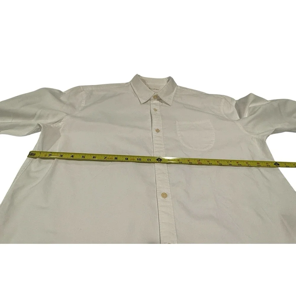 Levi's Made & Crafted White Button Down Shirt made in Turkey Men's Sz XL Cotton